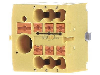 Frontansicht Phoenix PTFIX 6/6X2,5 YE Verteilerblock 