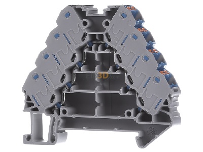 Frontansicht Phoenix PTRV 4-PV /BU Potenzialverteiler 