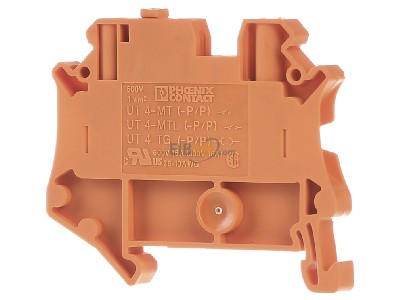 Ansicht hinten Phoenix UT 4-MT-P/P OG Messertrennklemme 