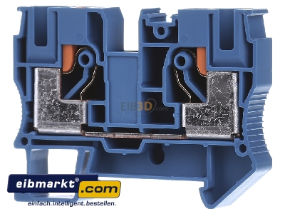 Front view Phoenix Contact PT 10 BU Feed-through terminal block 10,2mm 70A
