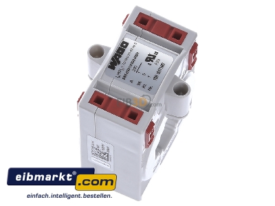 Ansicht oben links WAGO Kontakttechnik 855-301/200-501 Aufsteck-Stromwandler 