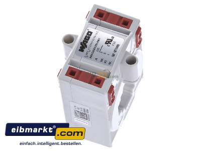 Ansicht oben links WAGO Kontakttechnik 855-305/200-501 Aufsteck-Stromwandler 