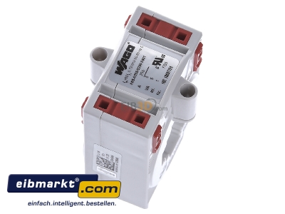 Ansicht oben links WAGO Kontakttechnik 855-305/250-501 Aufsteck-Stromwandler 