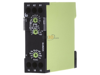 Frontansicht Tele Haase V2ZM10 12-240V AC/DC Multifunktionsrelais 1 Wechsler 