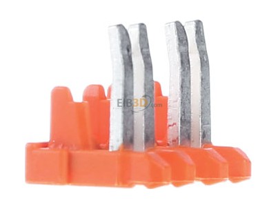 Ansicht links WAGO 2007-8442 Kurzschlussbr�cker isoliert 2-f. orange 