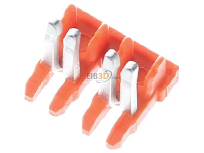 Ansicht oben vorne WAGO 2007-8442 Kurzschlussbr�cker isoliert 2-f. orange 