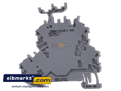 Back view WAGO Kontakttechnik 2000-2233 Feed-through terminal block 3,5mm 13,5A
