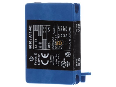 Ansicht links Kraus & Naimer K1 H010/A11-VE Hilfsschalter 