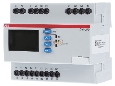 Front view ABB CM-UFD.M31 Phase monitoring relay 0...540V 

