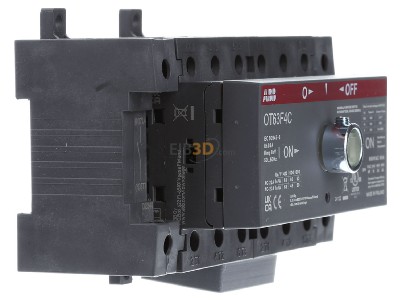 View on the left ABB OT63F4C Safety switch 4-p 22kW 
