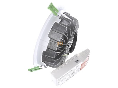 Ansicht oben rechts LTS VTFM 10.1530/DALI ws LED-Einbaudownlight 3000K inkl.Konverter 