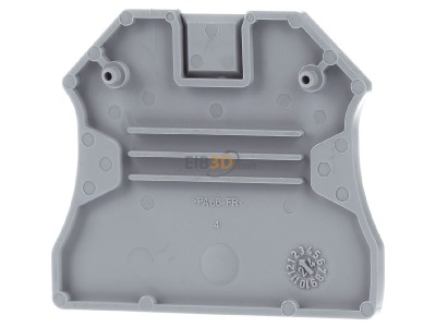 Back view Schneider Electric NSYTRAC22 End/partition plate for terminal block 
