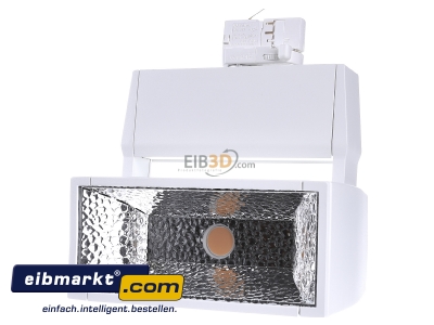 Frontansicht LTS Licht&Leuchten 646343 LED-Stromschienenstrahler wei 3000K EL 303.30.2 ws
