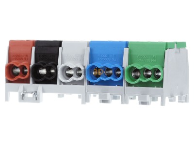 Back view Pollmann HLAK 25-5/14 BSG-S Rail terminal bar 
