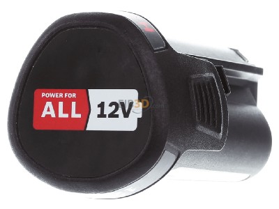 Front view Bosch Power Tools 1600A02N79 Battery for electric tools 12V 2Ah 
