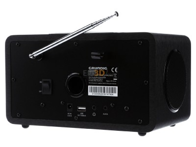 Back view Beko Grundig CE DTR 6000 X sw Radio receiver 
