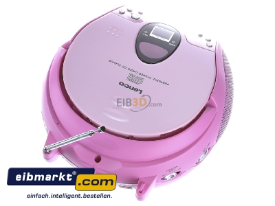 Top rear view STL Deutschland SCD-24 PINK Radio recorder 
