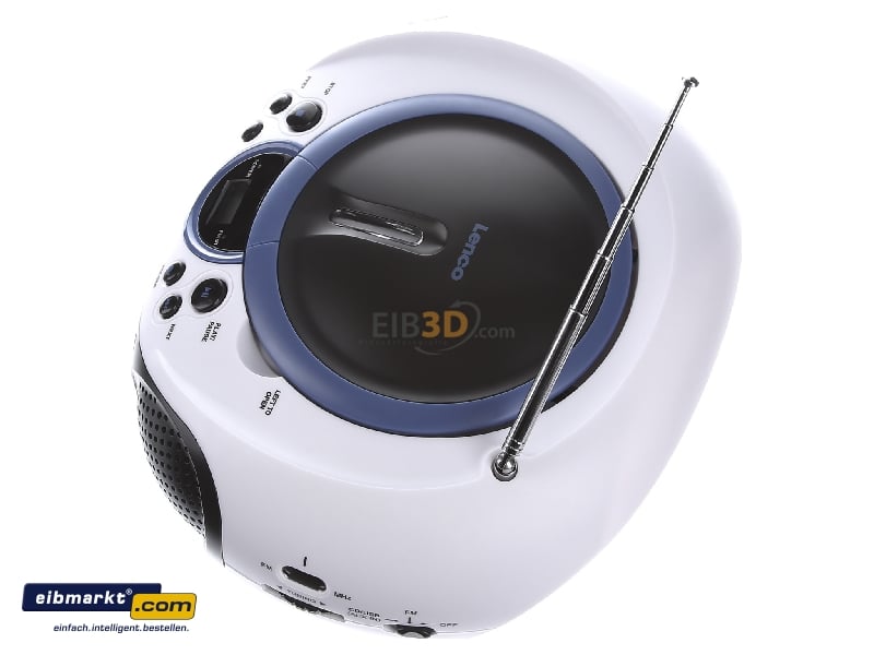 eibmarkt.com - Portable radio/recorder FM/AM MP3 SCD-38 USB blue