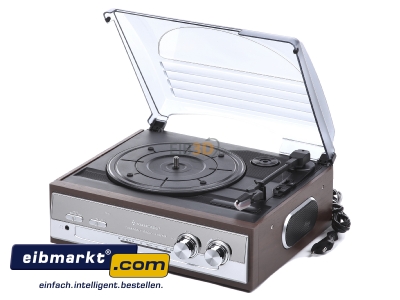 Ansicht oben vorne W�rlein GmbH PL186H Plattenspieler/Radio 70iger Jahr Design 