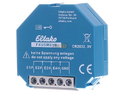 Front view Eltako F4USM61B Radio transmitter 
