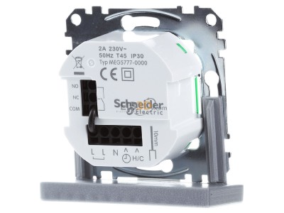 Ansicht hinten Merten MEG5777-0000 Raumtemperaturregler -Einsatz, 2A, ZB 