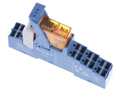 View up front Finder 48.P5.8.230.0060 Switching relay AC 230V 8A 
