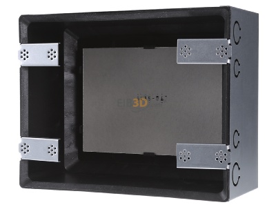 Front view Kaiser 9435-04 Recessed installation box for luminaire 
