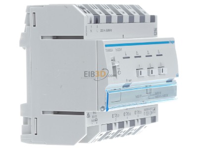 View on the left Hager TXA663A EIB, KNX dimming actuator 3-fold, 3 x 300W, 
