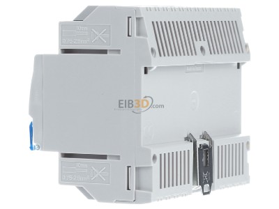 Ansicht rechts Hager TXA663A EIB, KNX Dimmaktor 3fach, 3 x 300W, 