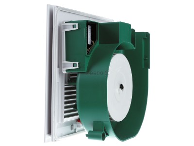 View on the right Helios ELSVNC100 Ventilator for in-house bathrooms 
