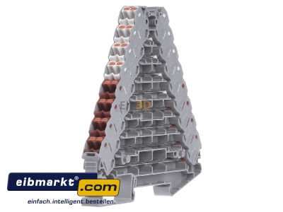 Ansicht links Phoenix Contact 3270133 Rangierverbinder 8A, 0,14-2,5qmm PTRV 8/WHRD