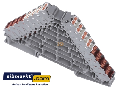 Ansicht oben vorne Phoenix Contact 3270133 Rangierverbinder 8A, 0,14-2,5qmm PTRV 8/WHRD