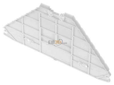 Ansicht oben hinten Phoenix D-PTRV 8 WH Abschlussdeckel B:2,2mm, wei� 