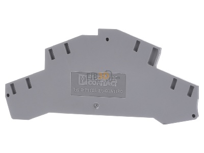 Frontansicht Phoenix D-PTTBS 2,5-QUATTRO Abschlussdeckel L:115,2mm,B:2,2mm gr 