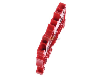 Ansicht oben links WAGO 2002-1203 Durchgangsklemme 2-Leiter,rot 