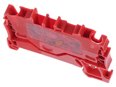 Ansicht oben hinten WAGO 2002-1203 Durchgangsklemme 2-Leiter,rot 