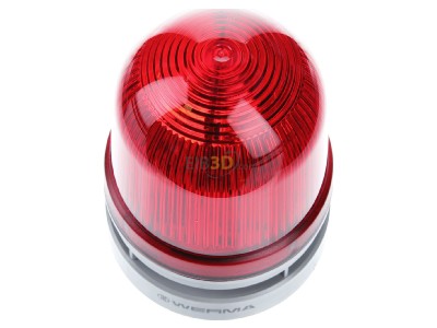 Ansicht oben vorne Werma 46111070 Midi TwinLIGHT Combi 12/24VAC/DC RD 