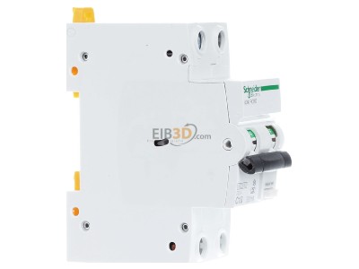View on the left Schneider Electric A9D54210 Earth leakage circuit breaker C10/0,3A 
