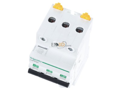 View up front Schneider Electric A9D67316 Earth leakage circuit breaker C16/0,03A 
