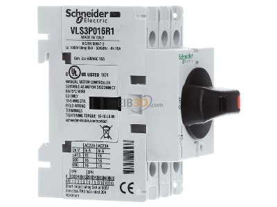 Ansicht links Schneider Electric VLS3P016R1 Lasttrennschalter 3-polig 16A 
