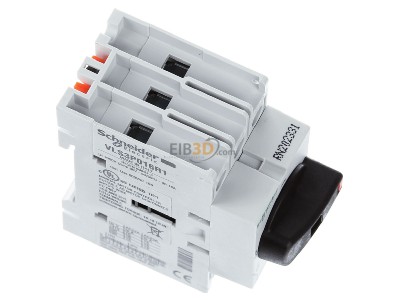 Ansicht oben links Schneider Electric VLS3P016R1 Lasttrennschalter 3-polig 16A 