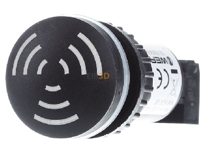 Frontansicht Werma 10700070 Einbausummer Dauerton 12/24VAC/DC 