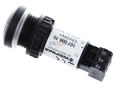 Ansicht oben rechts Werma 10700070 Einbausummer Dauerton 12/24VAC/DC 