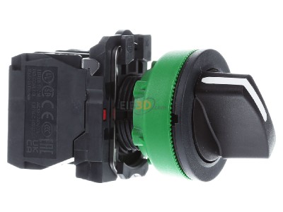 Ansicht links Schneider Electric XB5FD25 Wahlschalter schwarz, 30mm 