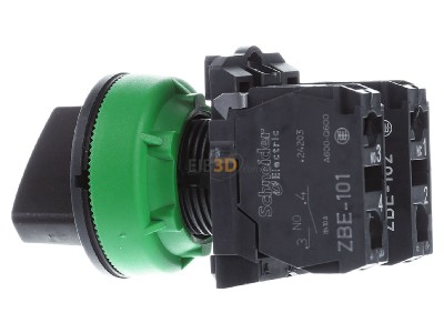 Ansicht rechts Schneider Electric XB5FD25 Wahlschalter schwarz, 30mm 