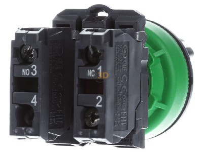 Ansicht hinten Schneider Electric XB5FD25 Wahlschalter schwarz, 30mm 