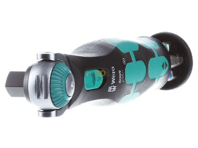 Ansicht links Wera 8009ZyklopPocketSet1 Zyklop Knarre mit Bit-Magazin 