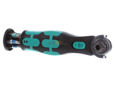 Ansicht hinten Wera 8009ZyklopPocketSet1 Zyklop Knarre mit Bit-Magazin 