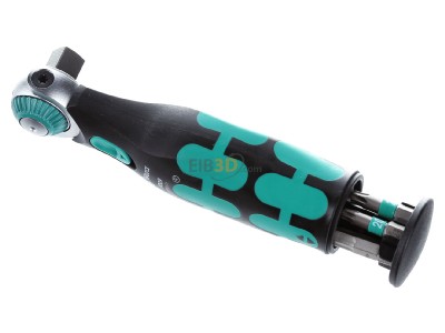 Ansicht oben vorne Wera 8009ZyklopPocketSet1 Zyklop Knarre mit Bit-Magazin 
