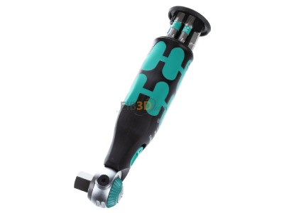 Ansicht oben links Wera 8009ZyklopPocketSet1 Zyklop Knarre mit Bit-Magazin 